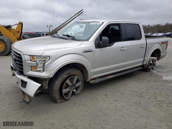 2016 Ford F-150 XLT with VIN 1FTEW1EF8GFC04821, listed as a Copart auction lot 81315634 with 84,695 mi miles and Salvage Title. Bid and sale history available at carsss.com. Image 1.