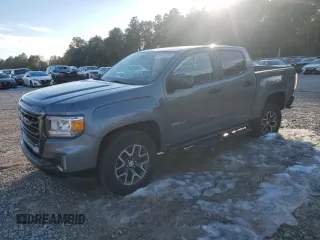 2021 GMC Canyon 4WD AT4 w/Leather with VIN 1GTG6FEN7M1156069, listed as a Copart auction lot 89345225 with 66,164 mi miles and Salvage Title. Bid and sale history available at carsss.com. Image 1.