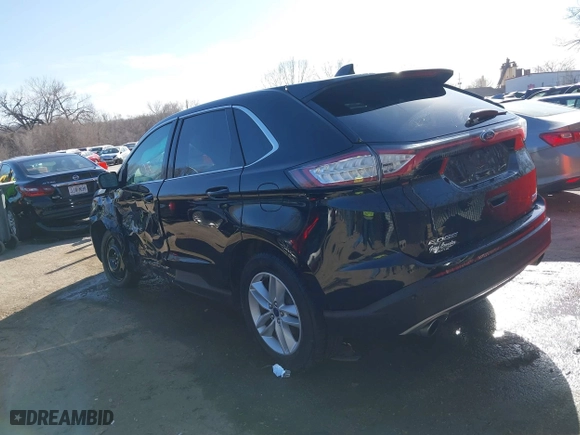 2017 Ford Edge SEL with VIN 2FMPK4J91HBC53802, listed as a IAAI auction lot 41804575 with 76,482 mi miles. Bid and sale history available at carsss.com. Image 3.