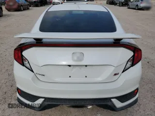 2019 Honda Civic Si with VIN 2HGFC3A51KH750102, listed as a Copart auction lot 52015295 with 65,824 mi miles and Salvage Title. Bid and sale history available at DreamBid. Image 6.