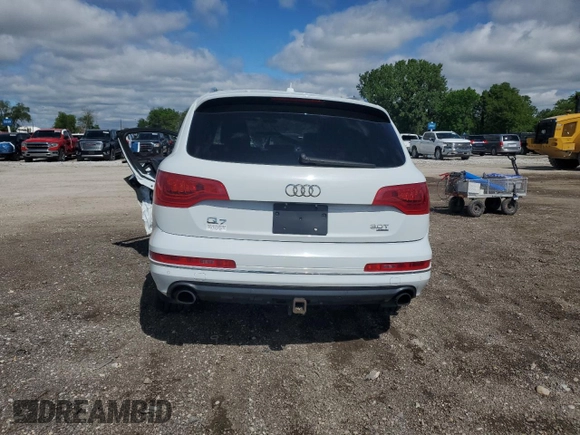 2015 Audi Q7 Premium Plus with VIN WA1LGAFE6FD029046, listed as a Copart auction lot 57629135 with 116,962 mi miles and Salvage title. Bid and sale history available at DreamBid. Image 6.