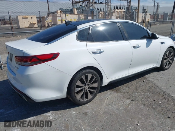 2016 Kia Optima SX Turbo with VIN 5XXGW4L26GG021378, listed as a IAAI auction lot 41852249 with 98,239 mi miles and . Bid and sale history available at carsss.com. Image 4.
