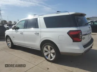 2023 Ford Expedition Max King Ranch z VIN 1FMJK1P83PEA01832, wystawiony jako Copart lot #75518404 z przebiegiem 59 474 mil mil oraz Szkoda całkowita • Salvage title. Historia ofert i sprzedaży dostępna na DreamBid. Obrazek 2.