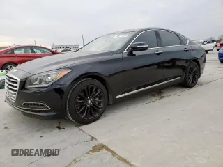 2016 Hyundai Genesis 3.8L z VIN KMHGN4JE4GU111196, wystawiony jako Copart lot #48077925 z przebiegiem 132 172 mil mil oraz Szkody całkowita. Historia ofert i sprzedaży dostępna na DreamBid. Obrazek 1.