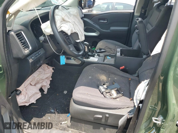 2022 Nissan Frontier SV with VIN 1N6ED1EJ3NN632421, listed as a Copart auction lot 59282425 with 60,667 mi miles and Salvage title. Bid and sale history available at DreamBid. Image 7.