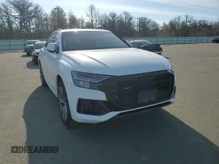 2023 Audi Q8 Premium with VIN WA1AVBF12PD044905, listed as a Copart auction lot 53206695 with 30,014 mi miles and Salvage title. Bid and sale history available at DreamBid. Image 14.