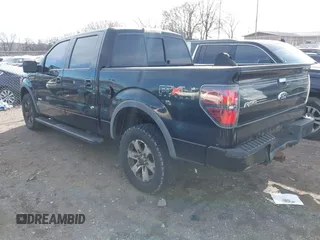 2011 Ford F-150 XLT with VIN 1FTFW1ET8BFC87962, listed as a IAAI auction lot 41660801 with 197,092 mi miles. Bid and sale history available at carsss.com. Image 3.