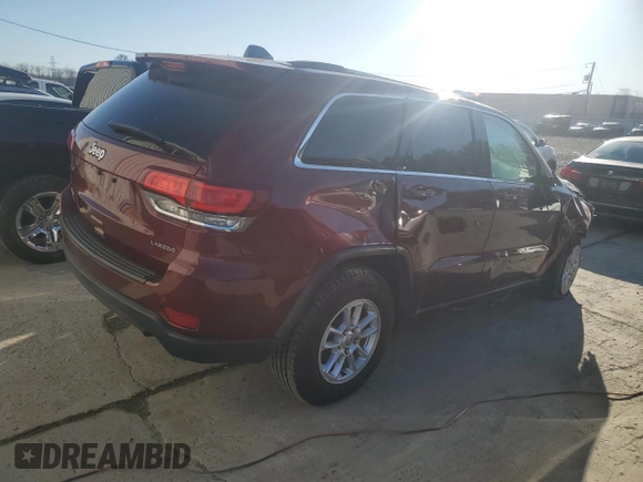 2020 Jeep Grand Cherokee Laredo E with VIN 1C4RJFAG2LC375412, listed as a Copart auction lot 48704495 with Not provided miles and Salvage title. Bid and sale history available at DreamBid. Image 3.