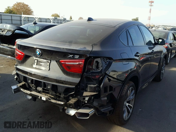 2018 BMW X6 xDrive50i with VIN 5UXKU6C5XJ0Z66508, listed as a Copart auction lot 50898108 with 175 mi miles and Salvage Title. Bid and sale history available at carsss.com. Image 4.