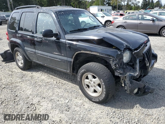 2003 Jeep Liberty Limited with VIN 1J4GK58K03W714248, listed as a Copart auction lot 55856445 with 195,192 mi miles and Salvage title. Bid and sale history available at DreamBid. Image 4.