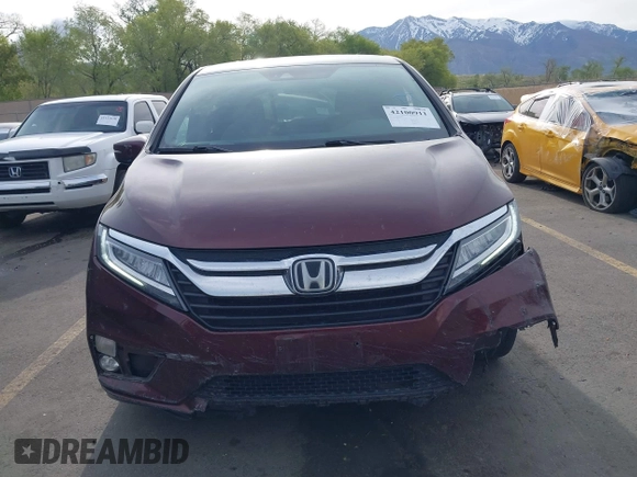 2018 Honda Odyssey Elite with VIN 5FNRL6H94JB067479, listed as a IAAI auction lot 42100911 with 160,174 mi miles and . Bid and sale history available at DreamBid. Image 12.