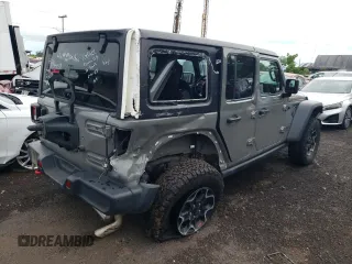 2023 Jeep Wrangler Rubicon with VIN 1C4HJXFNXPW693260, listed as a Copart auction lot 60275285 with 45,390 mi miles and Clean title. Bid and sale history available at DreamBid. Image 3.