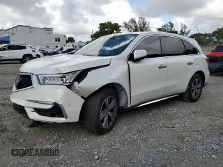 2019 Acura MDX with VIN 5J8YD3H35KL001297, listed as a Copart auction lot 85014314 with 82,290 mi miles and Non Repairable. Bid and sale history available at carsss.com. Image 1.