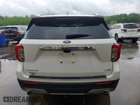 2020 Ford Explorer Limited with VIN 1FMSK8FH2LGB79504, listed as a Copart auction lot 49613695 with 60,248 mi miles and Salvage title. Bid and sale history available at DreamBid. Image 6.