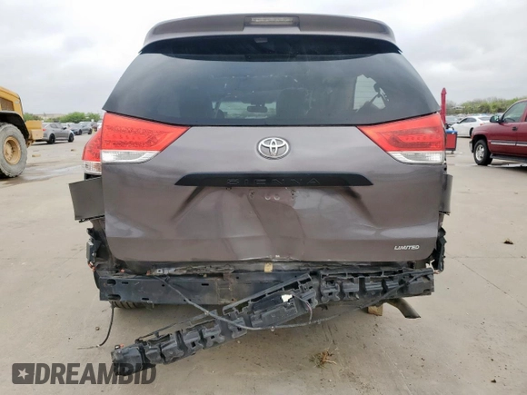 2013 Toyota Sienna XLE AAS with VIN 5TDYK3DC1DS290819, listed as a Copart auction lot 50913185 with 108,765 mi miles and Non Repairable. Bid and sale history available at carsss.com. Image 6.