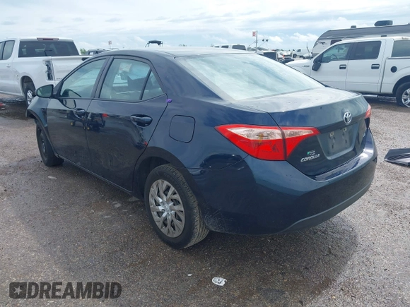 2019 Toyota Corolla L with VIN 5YFBURHE5KP874211, listed as a IAAI auction lot 41904269 with 109,217 mi miles. Bid and sale history available at carsss.com. Image 3.