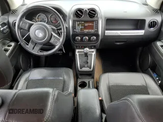 2014 Jeep Compass Latitude with VIN 1C4NJCEB5ED692156, listed as a Copart auction lot 53433385 with 124,348 mi miles and Salvage Title. Bid and sale history available at carsss.com. Image 8.