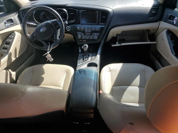 2013 Kia Optima Hybrid EX with VIN KNAGM4AD1D5062069, listed as a Copart auction lot 52456105 with 104,385 mi miles and Salvage Title. Bid and sale history available at carsss.com. Image 8.