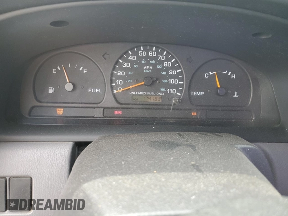 1999 Nissan Frontier XE with VIN 1N6DD21S9XC312809, listed as a Copart auction lot 57702005 with 174,183 mi miles and Clean title. Bid and sale history available at DreamBid. Image 9.