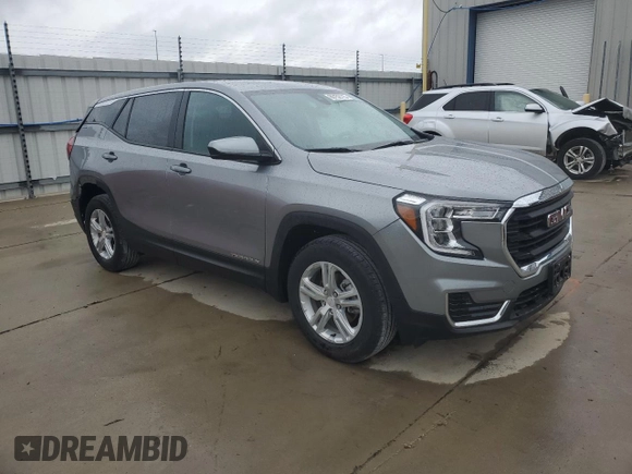2024 GMC Terrain SLE with VIN 3GKALMEGXRL156124, listed as a Copart auction lot 60152115 with 38,215 mi miles and Salvage title. Bid and sale history available at DreamBid. Image 4.