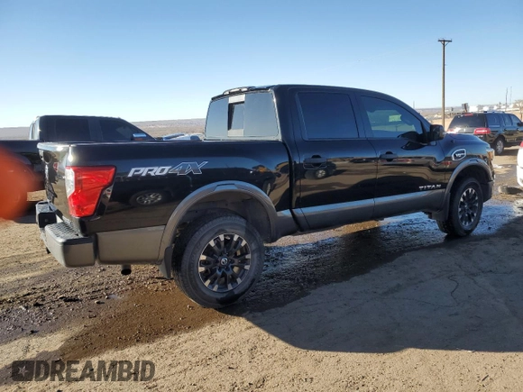 2017 Nissan Titan SV with VIN 1N6AA1E59HN509950, listed as a Copart auction lot 42231085 with 143,746 mi miles and Salvage Title. Bid and sale history available at DreamBid. Image 3.