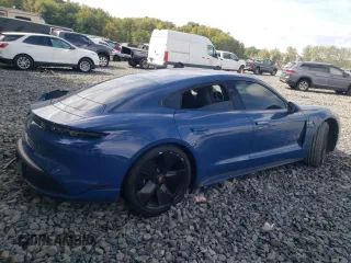 2023 Porsche Taycan with VIN WP0AA2Y1XPSA14080, listed as a Copart auction lot 72990774 with 18,311 mi miles and Salvage Title. Bid and sale history available at DreamBid. Image 3.