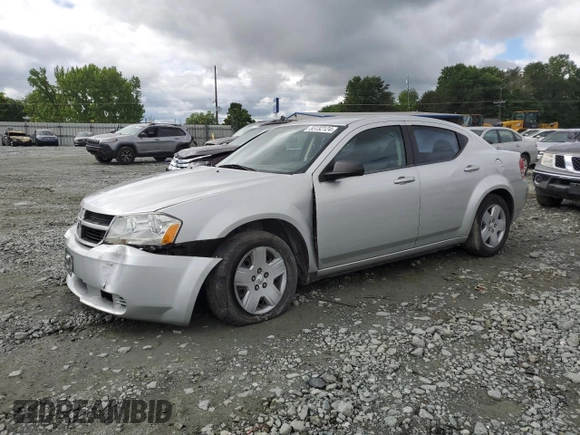 2010 Dodge Avenger SXT z VIN 1B3CC4FD3AN188394, wystawiony jako Copart lot #55132124 z przebiegiem 157 219 mil mil oraz Czysty tytuł • Clean title. Historia ofert i sprzedaży dostępna na DreamBid. Obrazek 1.