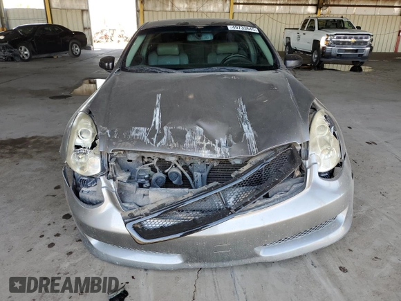 2006 Infiniti G35 Coupe with VIN JNKCV54E96M706630, listed as a Copart auction lot 49733645 with 178,795 mi miles and Salvage Title. Bid and sale history available at carsss.com. Image 5.