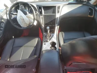 2015 Infiniti Q50 Premium with VIN JN1BV7AR1FM422217, listed as a Copart auction lot 77656424 with Not provided miles and Salvage title. Bid and sale history available at DreamBid. Image 8.