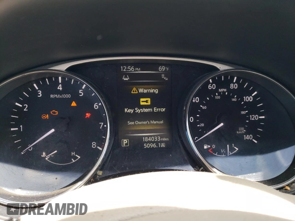 2014 Nissan Rogue SV with VIN 5N1AT2MT5EC805568, listed as a Copart auction lot 52109045 with 184,033 mi miles and Salvage Title. Bid and sale history available at carsss.com. Image 9.