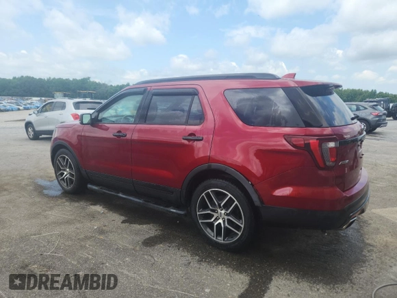 2017 Ford Explorer Sport z VIN 1FM5K8GT6HGD16306, wystawiony jako Copart lot #62382925 z przebiegiem 134 199 mil mil oraz Szkoda całkowita • Salvage title. Historia ofert i sprzedaży dostępna na DreamBid. Obrazek 2.