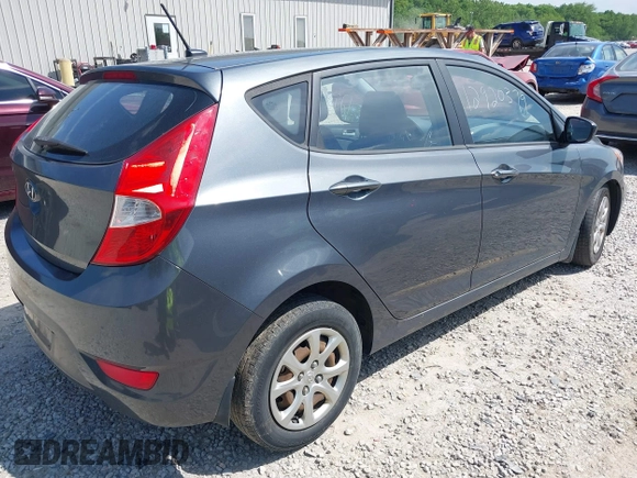 2013 Hyundai Accent GS with VIN KMHCT5AE7DU094139, listed as a IAAI auction lot 42312906 with 160,146 mi miles and . Bid and sale history available at DreamBid. Image 4.