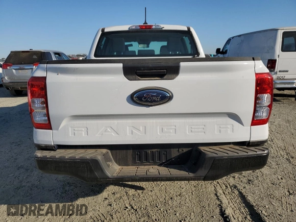 2024 Ford Ranger XL with VIN 1FTER4PH3RLE15405, listed as a Copart auction lot 72255124 with 3,994 mi miles and Salvage Title. Bid and sale history available at carsss.com. Image 6.