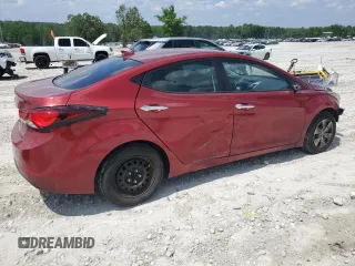 2016 Hyundai Elantra SE with VIN 5NPDH4AE0GH739085, listed as a Copart auction lot 56312665 with 130,534 mi miles and Salvage title. Bid and sale history available at DreamBid. Image 3.