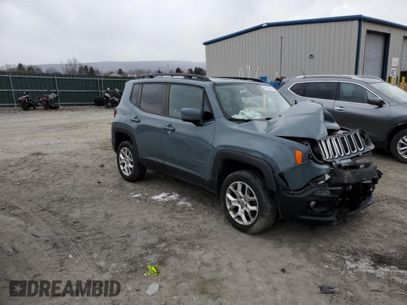2017 Jeep Renegade Latitude z VIN ZACCJBBB2HPF77395, wystawiony jako Copart lot #46134285 z przebiegiem 104 757 mil mil oraz Szkoda całkowita • Salvage title. Historia ofert i sprzedaży dostępna na DreamBid. Obrazek 4.