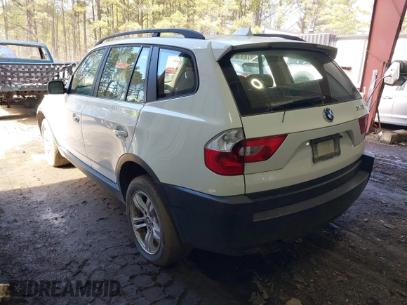 2005 BMW X3 3.0i with VIN WBXPA93485WD15217, listed as a IAAI auction lot 41624638 with 152,182 mi miles. Bid and sale history available at carsss.com. Image 3.