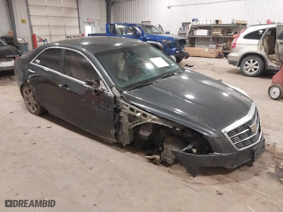 2015 Cadillac ATS Performance with VIN 1G6AC5SX3F0109826, listed as a IAAI auction lot 41205716 with 128,922 mi miles. Bid and sale history available at carsss.com. Image 1.