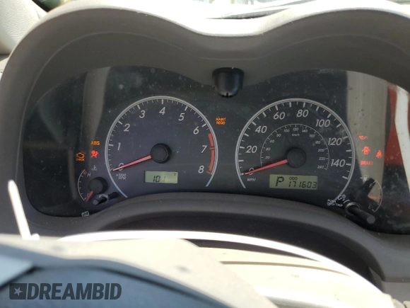 2010 Toyota Corolla with VIN 1NXBU4EE3AZ273092, listed as a Copart auction lot 59569045 with 171,603 mi miles and Salvage title. Bid and sale history available at DreamBid. Image 9.