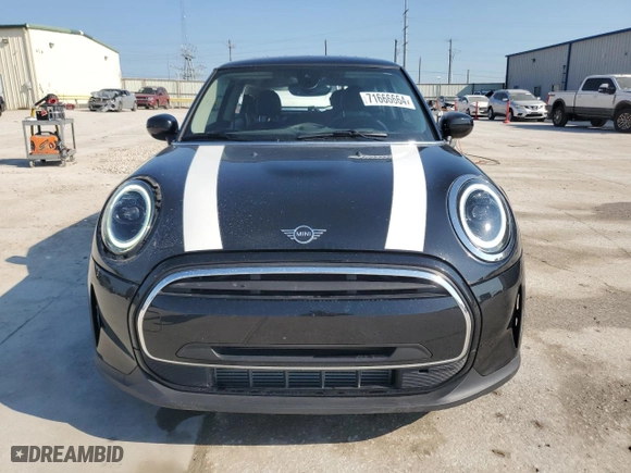 2023 MINI Hardtop 2 Door Cooper with VIN WMW33DH09P2T55387, listed as a Copart auction lot 71666664 with 24,609 mi miles and Salvage Title. Bid and sale history available at carsss.com. Image 5.