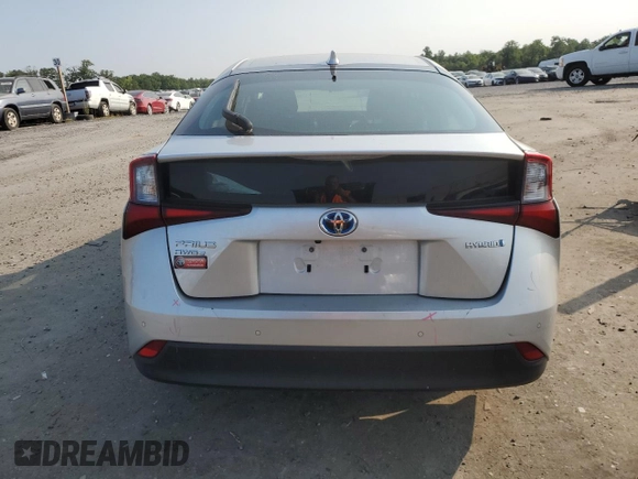 2021 Toyota Prius LE z VIN JTDL9MFU8M3030193, wystawiony jako Copart lot #59482995 z przebiegiem 48 202 mil mil oraz Szkoda całkowita • Salvage title. Historia ofert i sprzedaży dostępna na DreamBid. Obrazek 6.