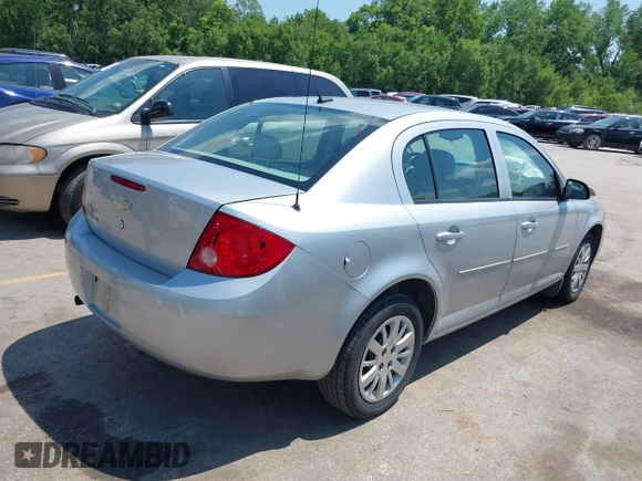 2010 Chevrolet Cobalt 1LT with VIN 1G1AD5F50A7165654, listed as a IAAI auction lot 42230970 with 92,488 mi miles and . Bid and sale history available at DreamBid. Image 4.