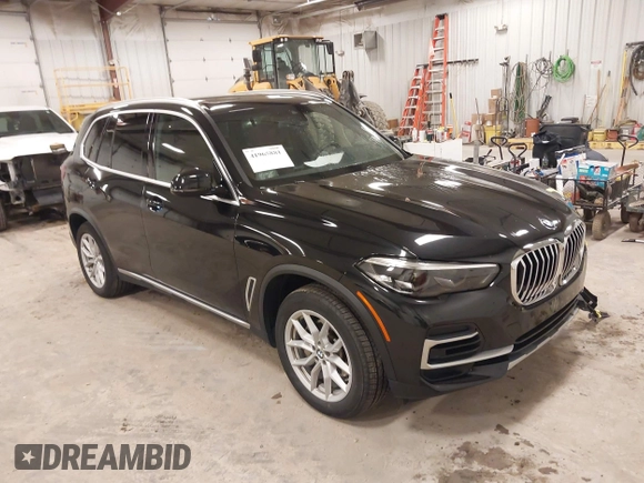 2023 BMW X5 xDrive40i with VIN 5UXCR6C08P9R88991, listed as a IAAI auction lot 41965881 with 33,136 mi miles. Bid and sale history available at carsss.com. Image 1.