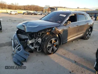 2019 Audi e-tron Prestige with VIN WA1VAAGEXKB006917, listed as a Copart auction lot 43856923 with 67,805 mi miles. Bid and sale history available at carsss.com. Image 1.