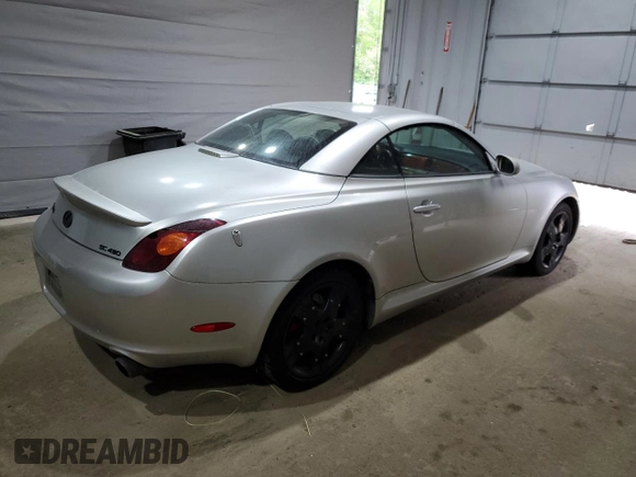 2002 Lexus SC 430 z VIN JTHFN48Y720034550, wystawiony jako Copart lot #64511535 z przebiegiem 206 408 mil mil oraz Czysty tytuł • Clean title. Historia ofert i sprzedaży dostępna na DreamBid. Obrazek 3.