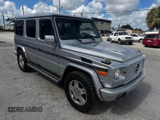 2003 Mercedes-Benz G-Class with VIN WDCYR49EX3X136883, listed as a Copart auction lot 45452375 with 146,373 mi miles and Clean Title. Bid and sale history available at carsss.com. Image 1.