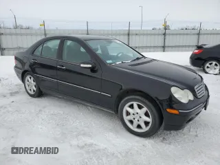 2003 Mercedes-Benz C 230/260/280/320 with VIN WDBRF64J73F298428, listed as a Copart auction lot 41707405 with 281,760 mi miles and Salvage Title. Bid and sale history available at DreamBid. Image 4.