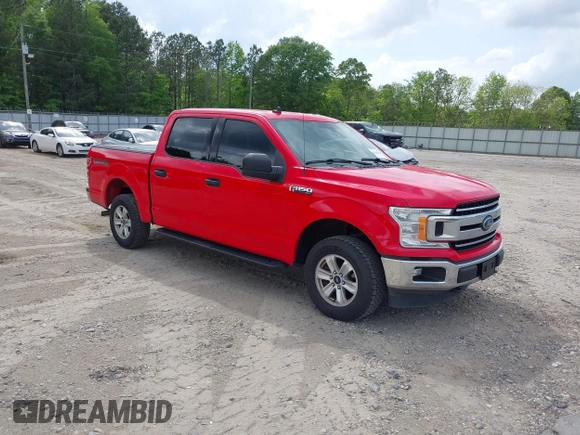 2020 Ford F-150 XL with VIN 1FTEW1EP7LKD79457, listed as a IAAI auction lot 42186674 with 203,852 mi miles. Bid and sale history available at carsss.com. Image 1.