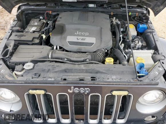 2017 Jeep Wrangler Sahara with VIN 1C4AJWBG4HL670837, listed as a Copart auction lot 60639525 with 153,049 mi miles and Salvage title. Bid and sale history available at DreamBid. Image 11.