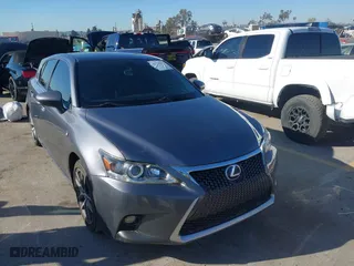 2015 Lexus CT 200h Hybrid with VIN JTHKD5BH6F2249122, listed as a IAAI auction lot 41751831 with 79,971 mi miles. Bid and sale history available at carsss.com. Image 1.