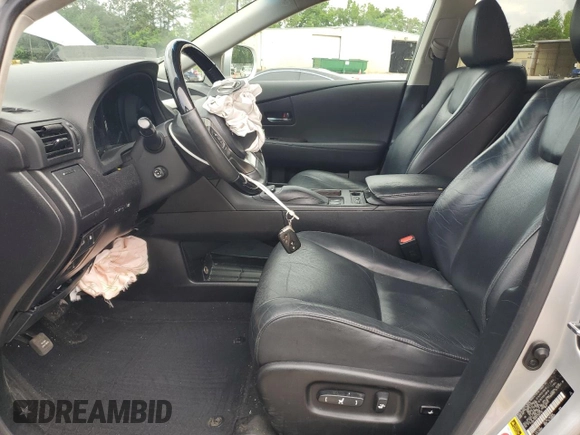 2015 Lexus RX 350 with VIN 2T2BK1BA9FC302248, listed as a Copart auction lot 56641715 with 124,761 mi miles and Salvage title. Bid and sale history available at DreamBid. Image 7.